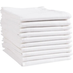 White Weave Tea Towels Set of 3