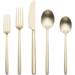 Flatware Gold Satin Dean  20 Pc Set