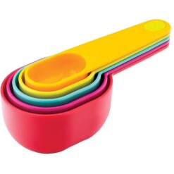 Measuring Cups Multi Color 5 Pc