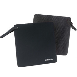 Silicone Pot Grabber Black 2 Pc