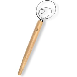 Dough Whisk Wood Handle