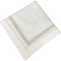 Dinner Napkin Stitch Gold Set of 4