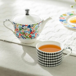 Mad Hatter Fine Porcelain Tea For One Set