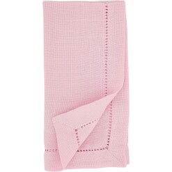 Dinner Napkin Hemstitched Pink Set Of 4