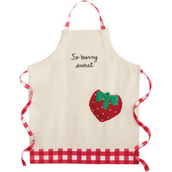 Apron Strawberry Pocket