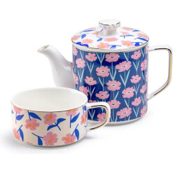 Pink Blossom Tea/Coffee For One Set
