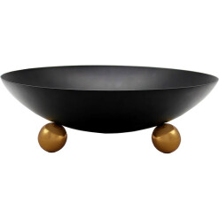 Temari Bowl Black & Gold