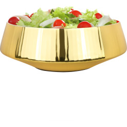 Gold & White  9" Bowl