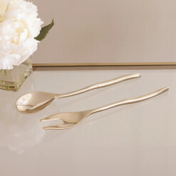 Salad Servers Sierra Modern Gold