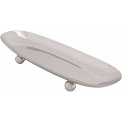 Temari Oval Platter Silver