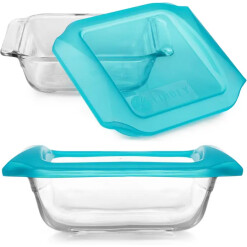 Square Glass Baker with Cover